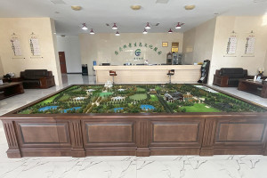 固安施孝生态文化陵园全景模型图