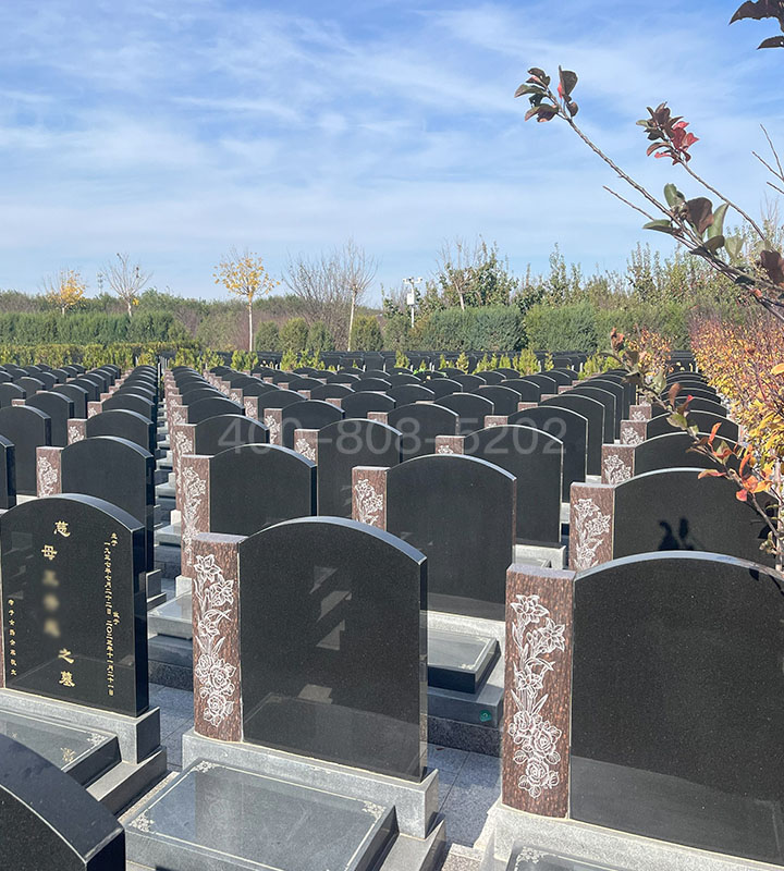 固安施孝生态文化陵园传统立碑墓型4号