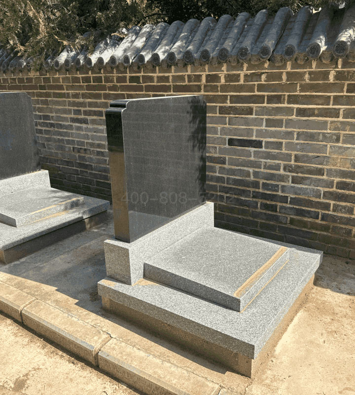 北京炎黄陵园传统立碑墓型3号