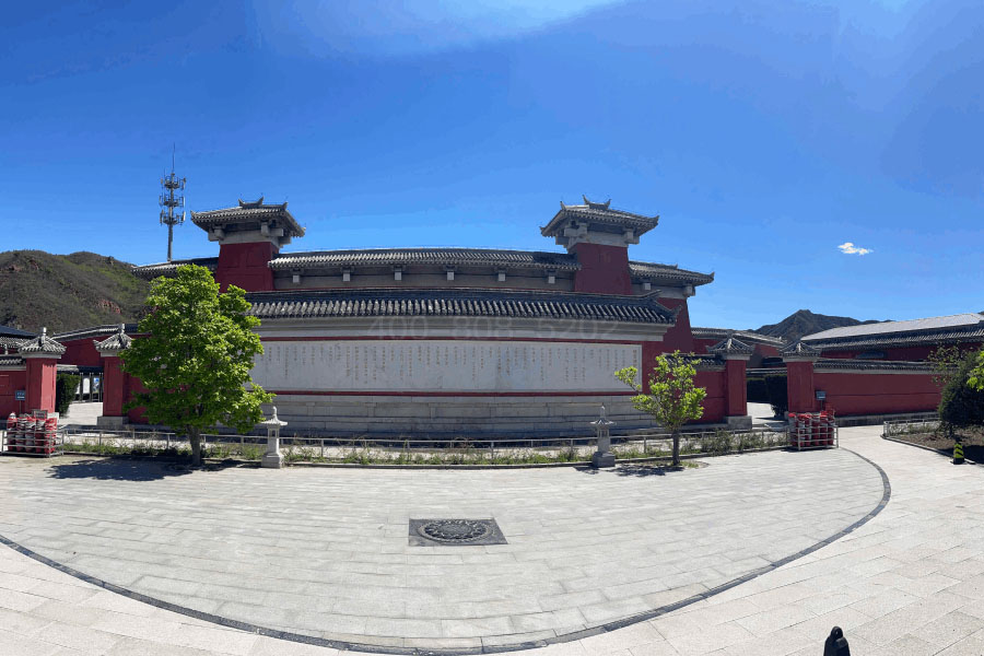 北京昌平凤凰山陵园园区建筑图