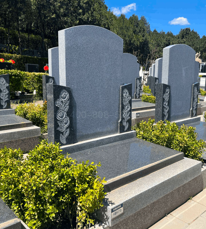 北京昌平凤凰山陵园艺术立碑墓型4号