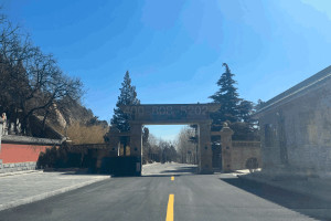 北京市昌平区佛山陵园园区道路图