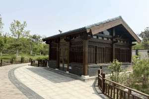 北京市朝阳区长青园骨灰林园区建筑图