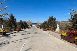 三河市灵山宝塔陵园园区道路图