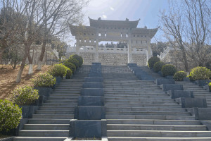 北京周边清东陵万佛园陵园牌坊图