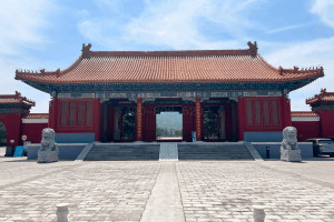 北京周边中华永久陵园园区建筑图