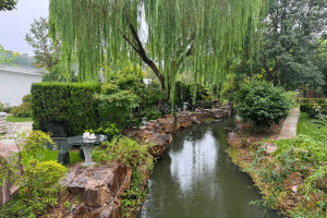 上海市青浦区福寿园园区水景图