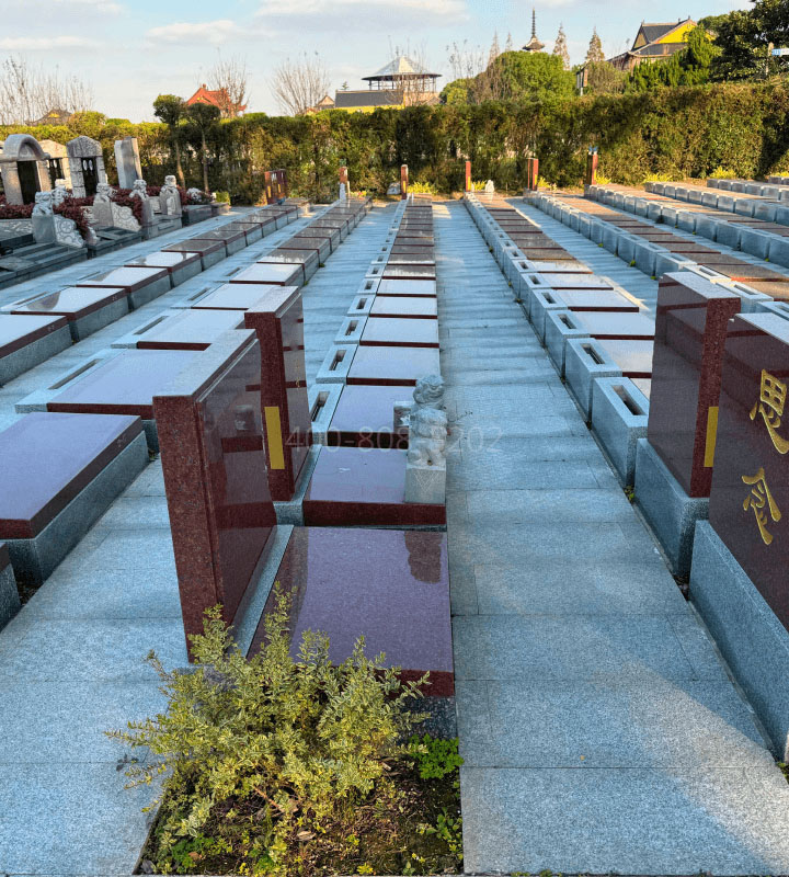 上海市金山区松隐山庄传统立碑墓型8号