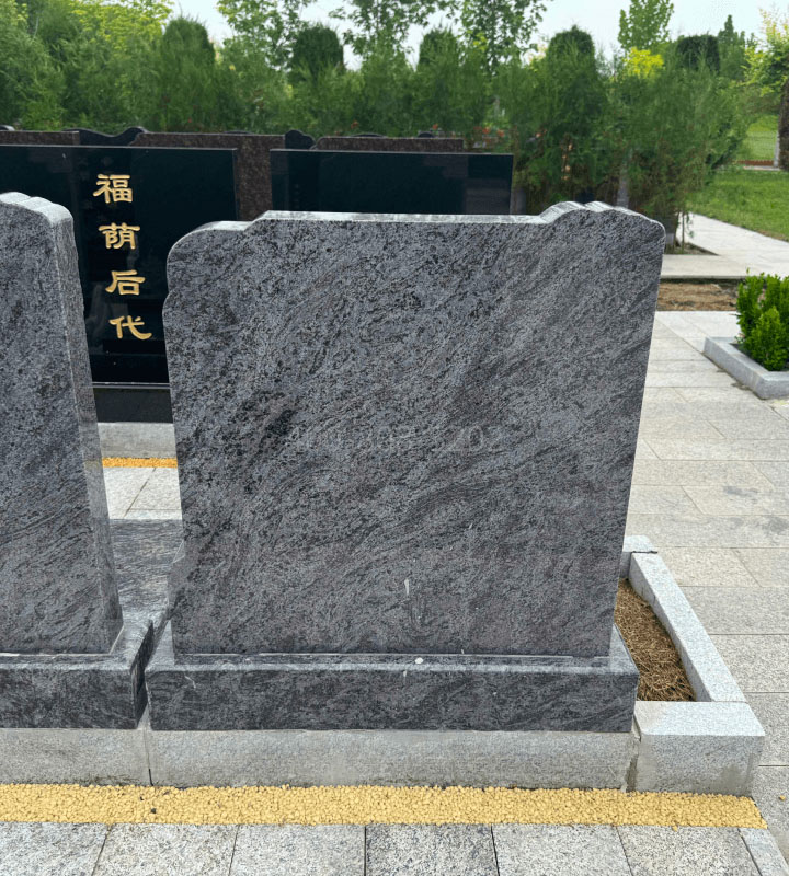 文安县清颐园公墓传统立碑墓型3号