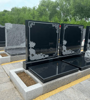 文安县清颐园公墓传统立碑墓型4号