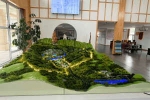 易县万福园全景模型图