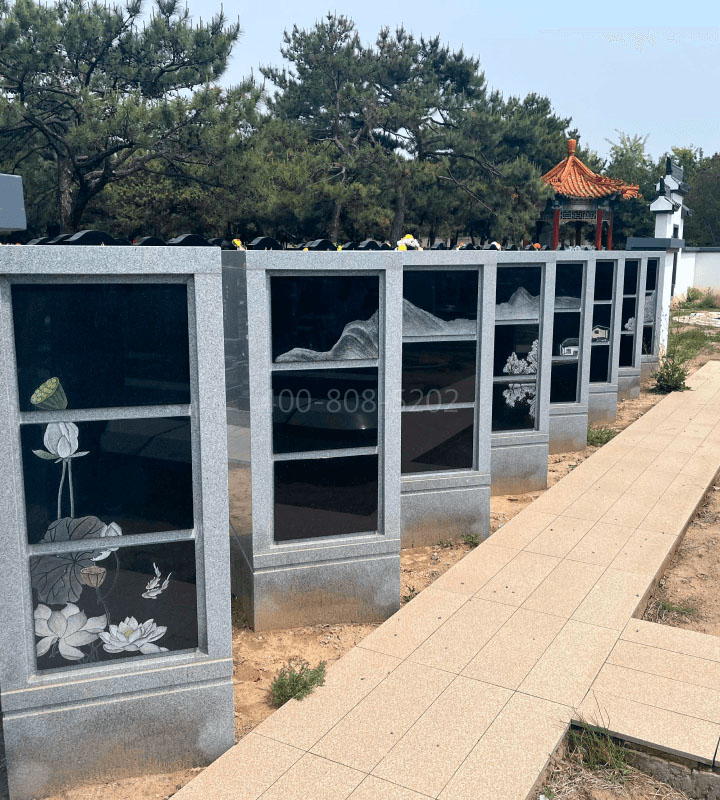 北京市大兴区天慈墓园传统壁葬墓型5号