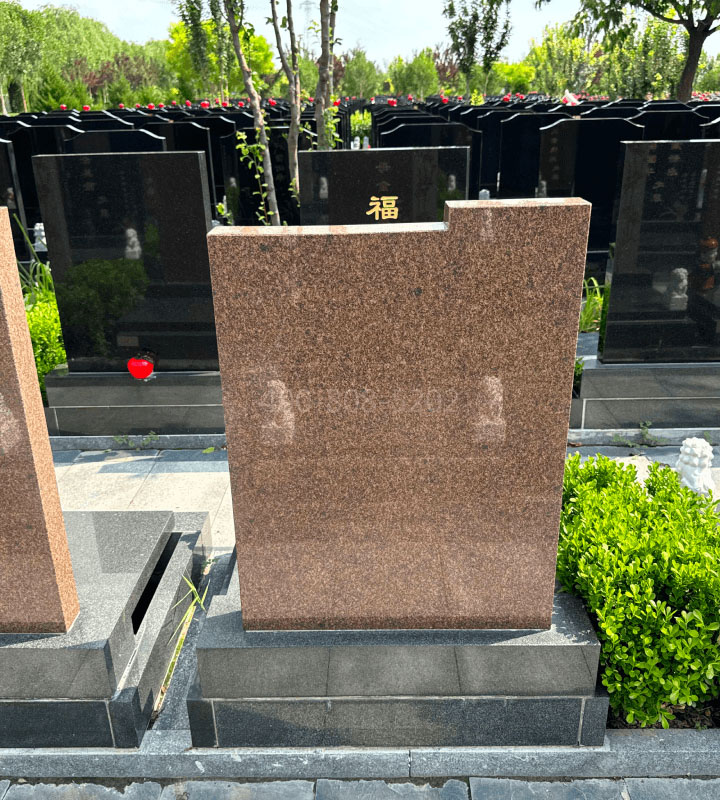 文安县清颐园公墓传统立碑墓型5号