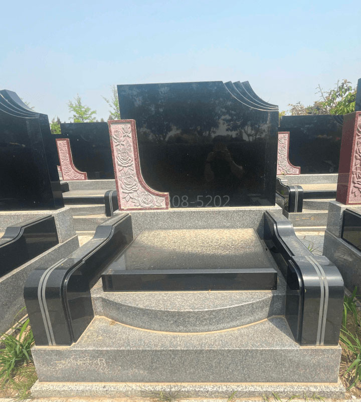 北京市大兴区天堂公墓传统立碑墓型8号