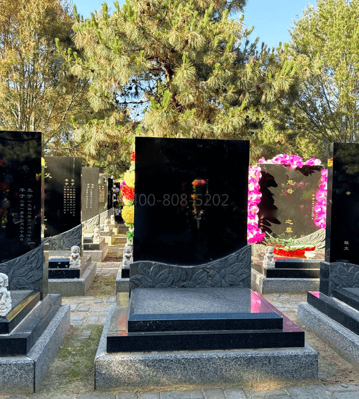 北京市顺义区潮白陵园传统立碑墓型4号