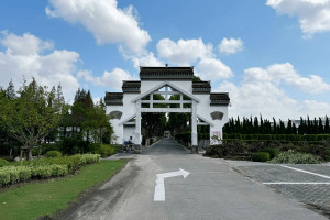 上海市浦东区界龙古园园区建筑图
