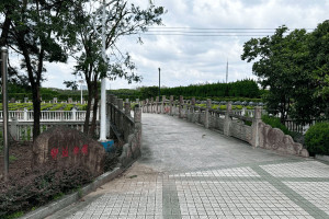 上海市浦东区永安公墓园区石桥图