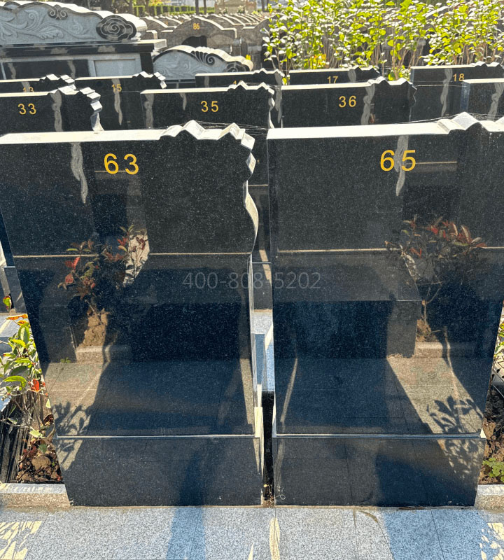 上海市金山区枫泾公墓传统立碑墓型2号