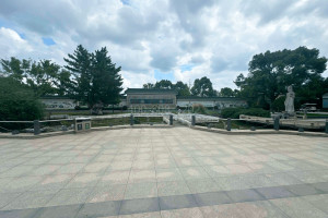 上海市宝山区宝罗瞑园园区水景图