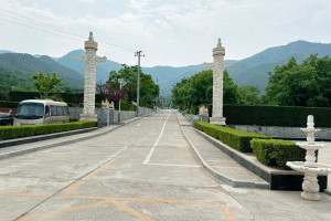 北京市门头沟区天山陵园园区道路图