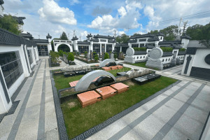 上海市宝山区宝罗瞑园墓区环境图