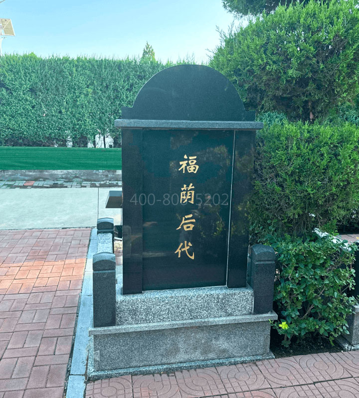 天津市武清区永安公墓传统立碑墓型5号
