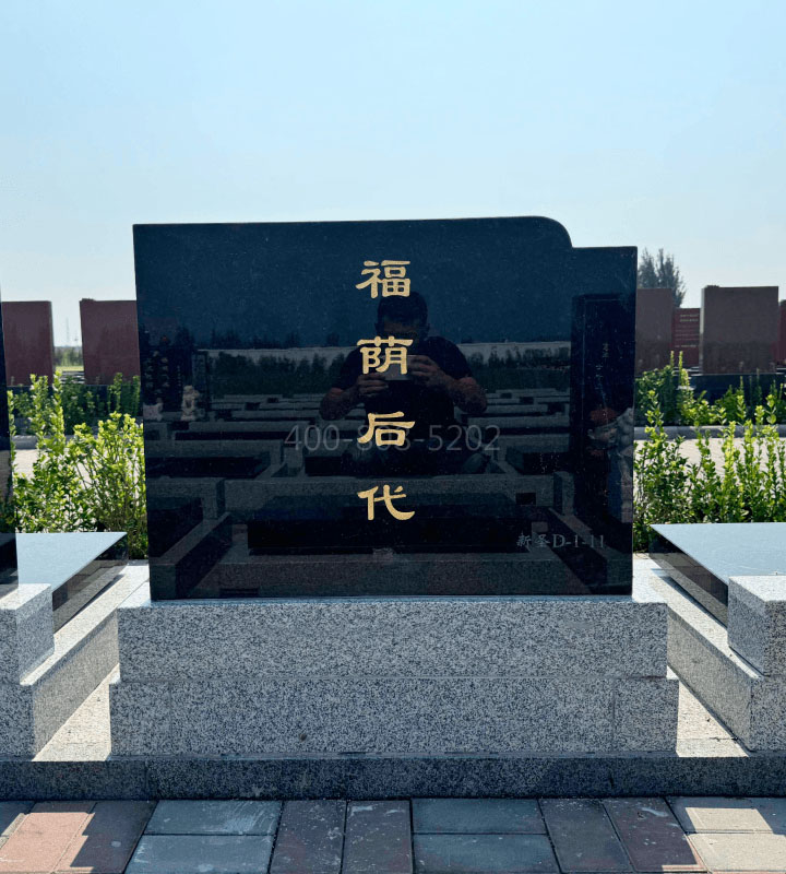 天津市东丽区东华林陵园艺术立碑墓型2号