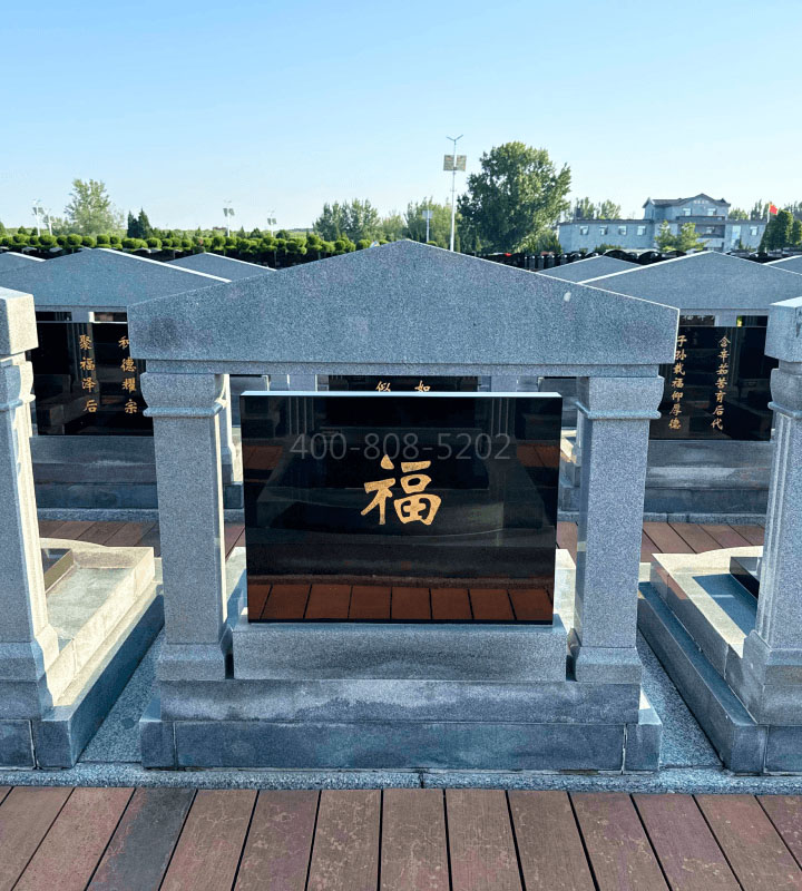 天津市武清区永安公墓艺术立碑墓型6号