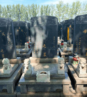 天津西青区万寿园公墓传统立碑墓型3号
