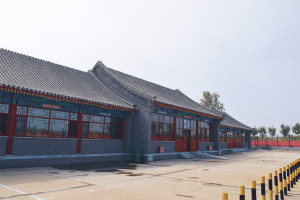 天津市宁河县永定塔陵园区建筑图