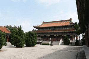 天津市宁河县永定塔陵园区建筑图