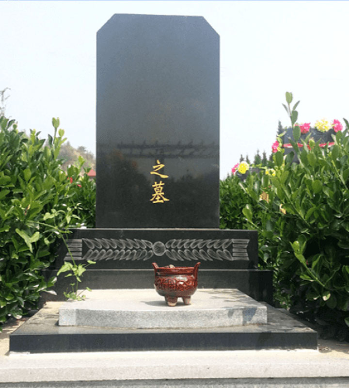 郑州市荥阳市邙山生态陵园传统立碑墓型4号
