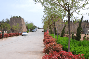 园郑州市荥阳市邙山生态陵园区道路图