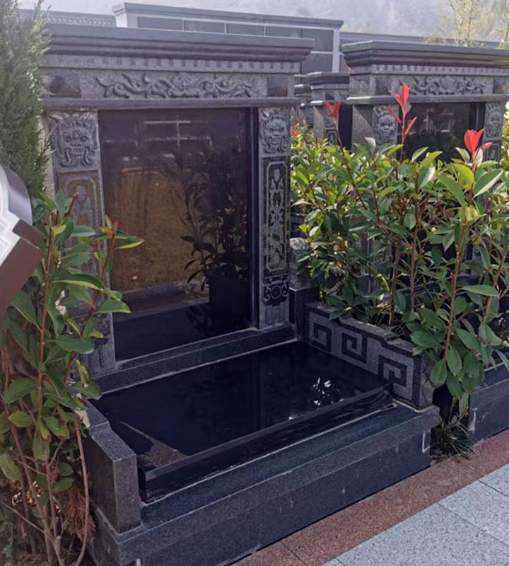 西安市临潼区殡仪馆骨灰堂传统立碑墓型7号