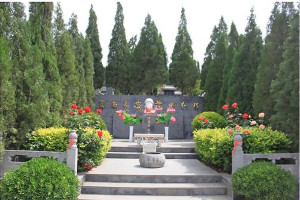 郑州市登封市少林连天公墓园区环境图