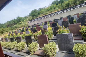 郑州市新密市凤凰山人文纪念园墓区环境图
