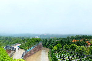 郑州市登封市少林连天公墓墓区环境图