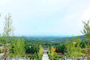 郑州市登封市少林连天公墓园区环境图