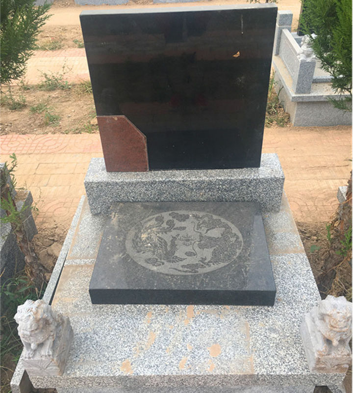 郑州市登封市少林连天公墓传统立碑墓型7号