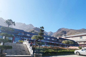 西安市鄠邑区九龙山墓园园区建筑图
