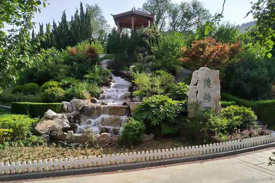济南市长清区福寿园公墓园区景观图
