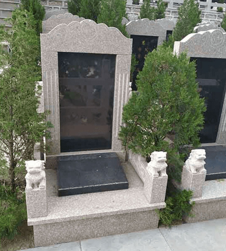 济南市历城区福舜园公墓传统立碑墓型3号