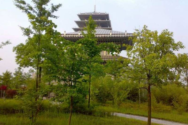 杭州市临平区临平公墓园区景观图