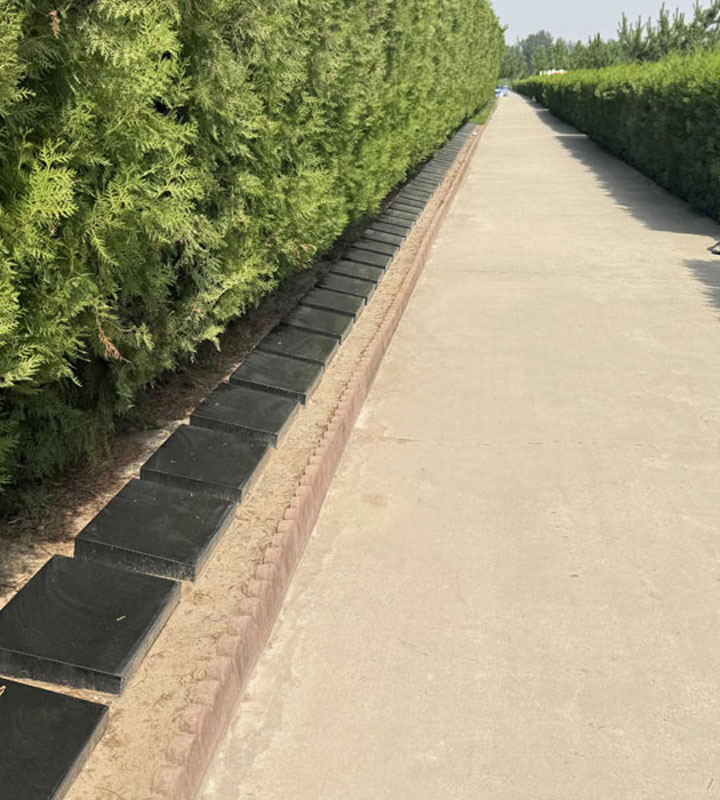 涿州市卧龙公墓传统卧碑墓型1号