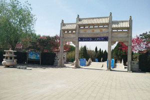 高碑店市高静园园区牌坊图