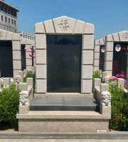河北省廊坊市万桐园公墓传统立碑墓型3号