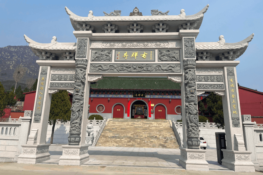 始祖山陵园景观图