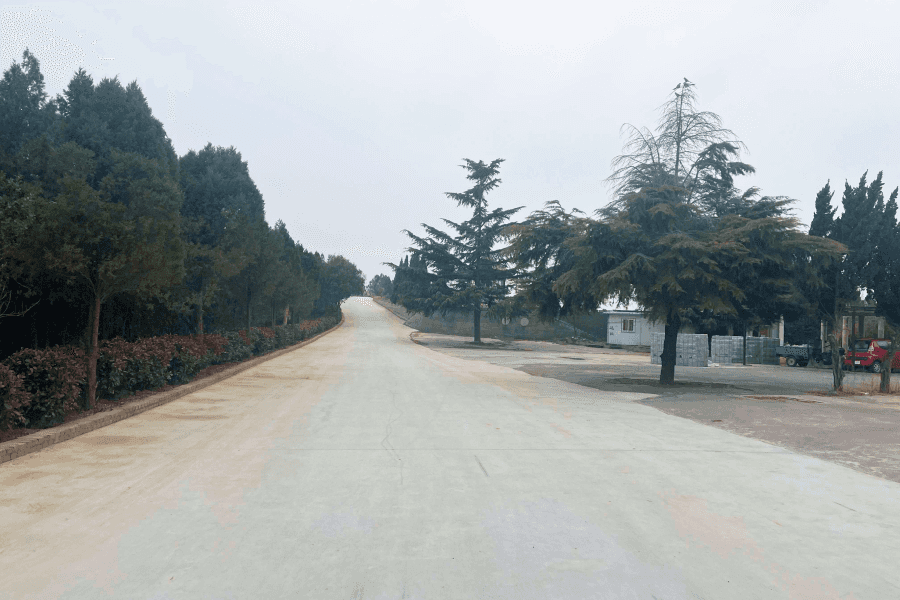 北邙陵园景观图