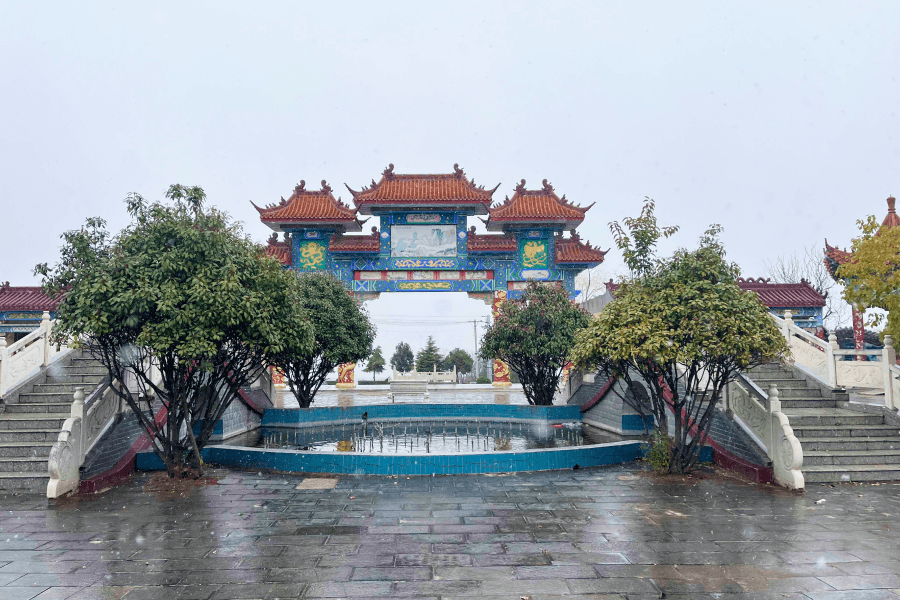 皇帝岭陵园景观图